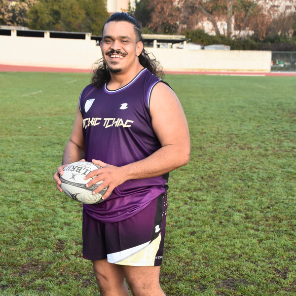 Débardeur rugby L'Aquitain coupe technique liberté de mouvement
