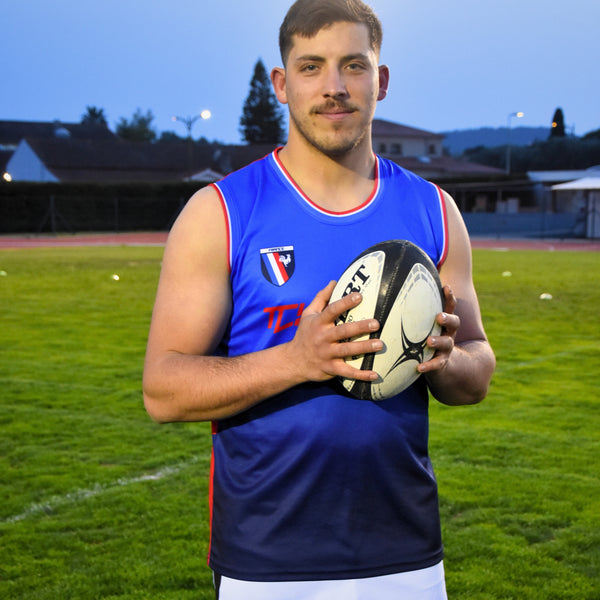 Débardeur d'entraînement rugby "Le Français"