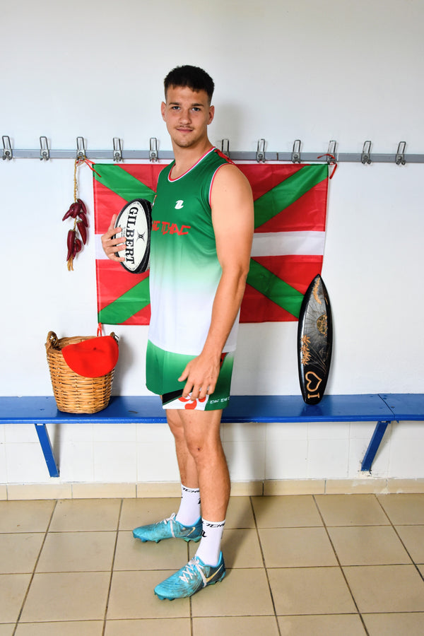 Débardeur d'entraînement rugby "Le Basque"