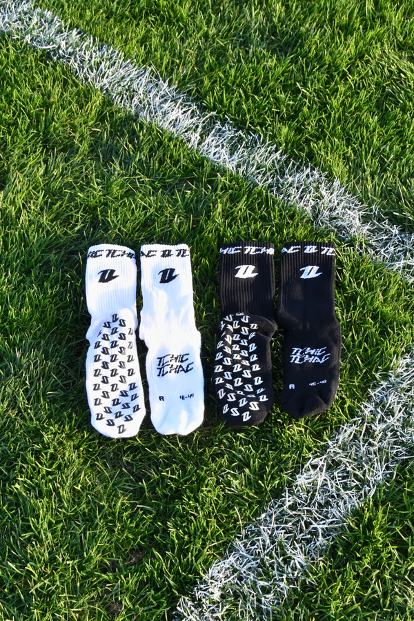 Chaussettes rugby grip détail semelle antidérapante