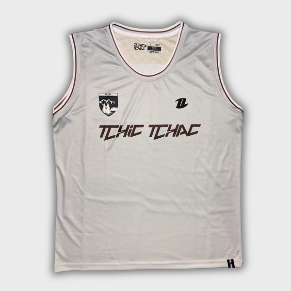 Débardeur rugby L'Alpin vue de face Terre de Rugby