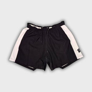 Short rugby technique REPLICA noir vue de face