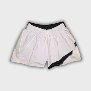 Short rugby Signature blanc vue de face